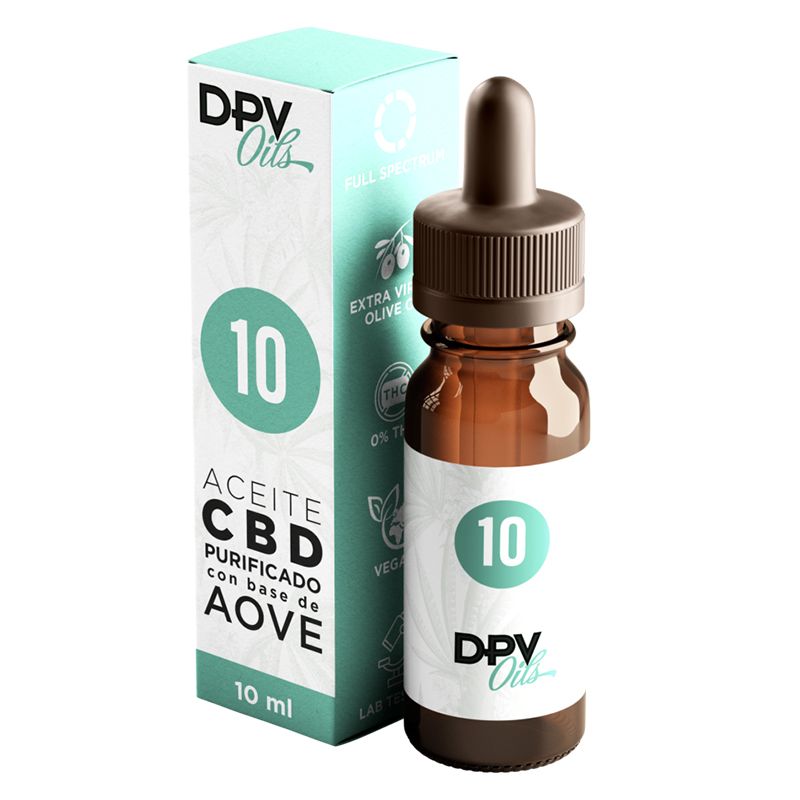 Aceite de CBD purificado de espectro completo al 10% – DPV