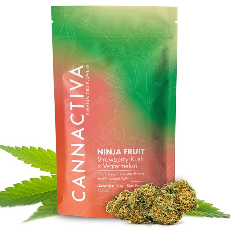 Flor de CBD Strawberry x Watermelon – NINJA FRUIT